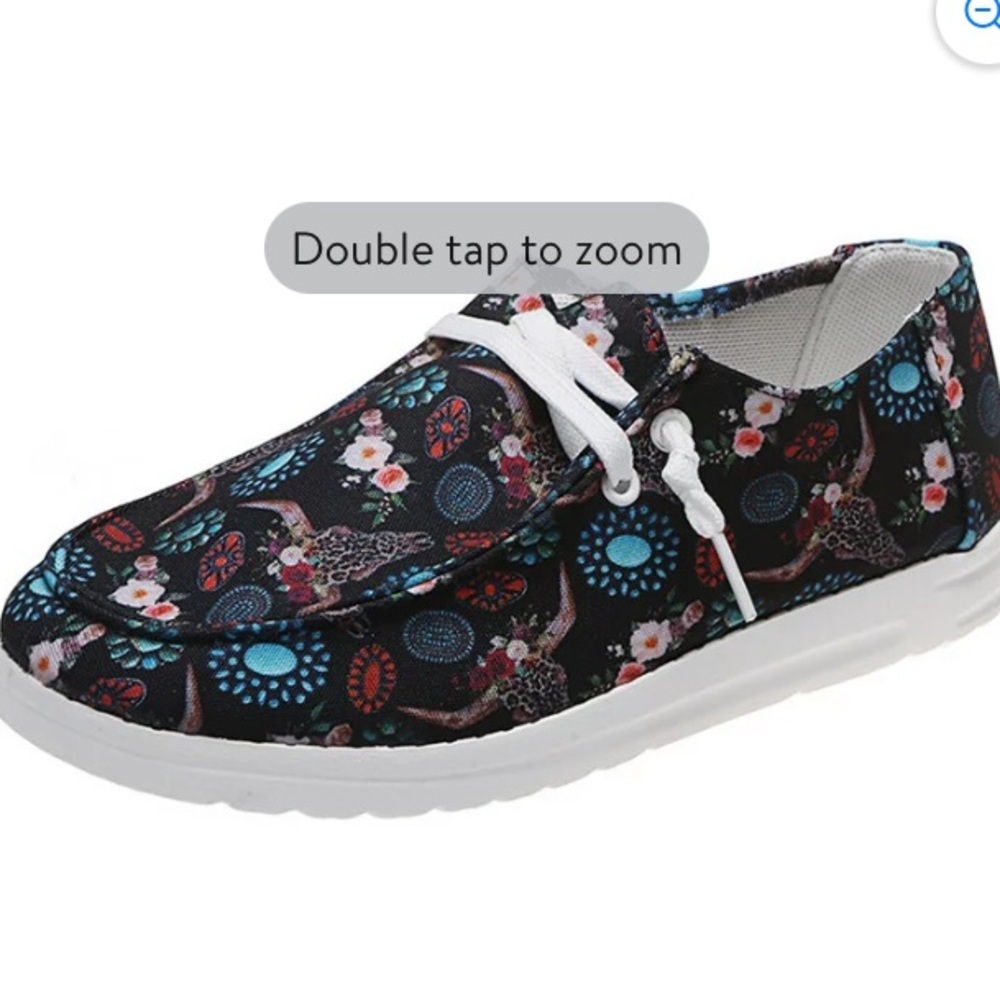Women's Canvas Shoes Leisure Outdoor Comfortable Lightweight western cowgirl - Picture 2 of 11